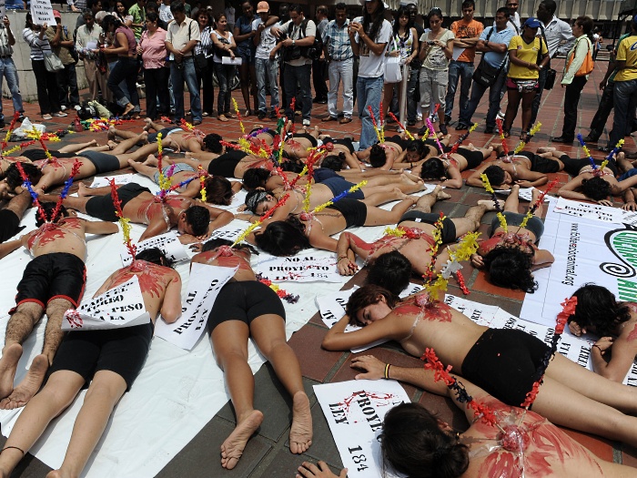 protesto, touradas, colômbia,