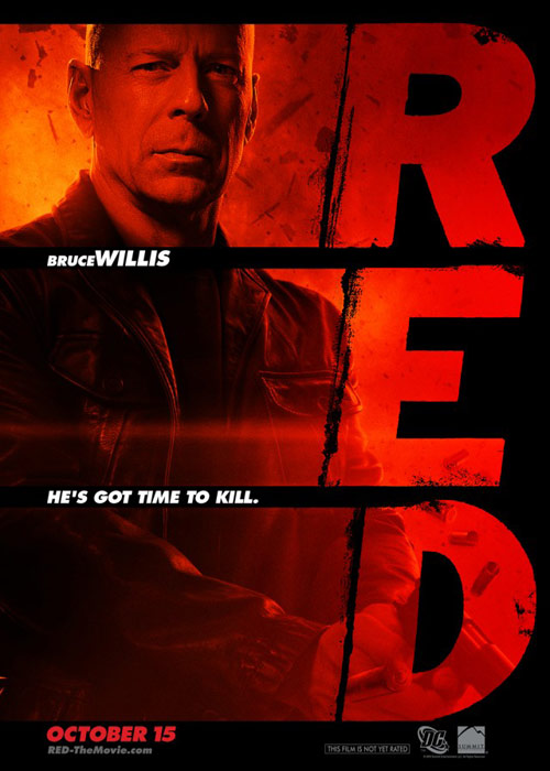 Bruce Willis - pôster Red