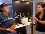 Ana Paula visita a casa do atacante Neymar